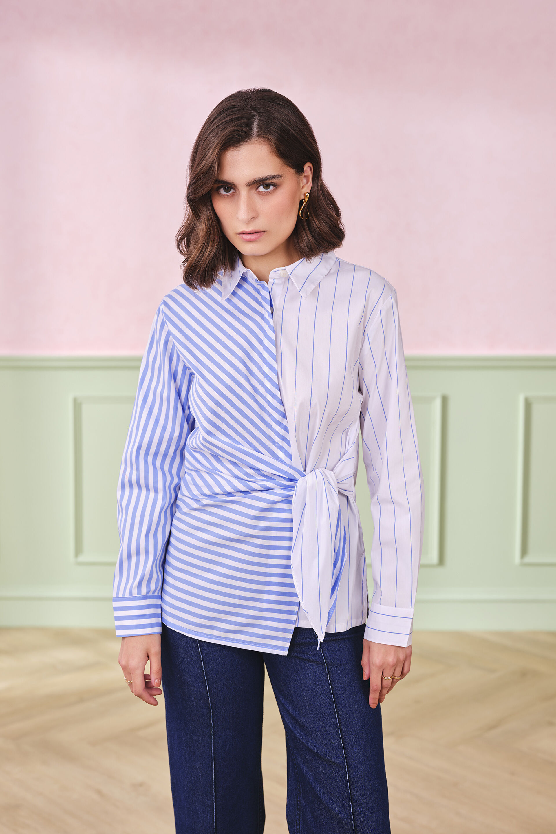 Duality Wrap Shirts, White, image 1